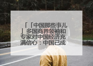 「中国那些事儿」多国商界领袖和专家对中国经济充满信心：中国已成为全球创新中心