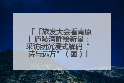 「旅发大会看青原」庐陵湾畔绘新景：采访团沉浸式解码“诗与远方”（图）