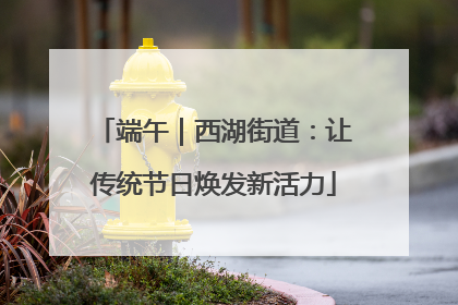 端午｜西湖街道：让传统节日焕发新活力