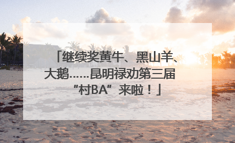 继续奖黄牛、黑山羊、大鹅……昆明禄劝第三届“村BA”来啦！
