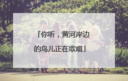 你听，黄河岸边的鸟儿正在歌唱