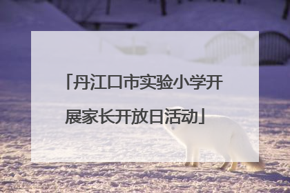 丹江口市实验小学开展家长开放日活动