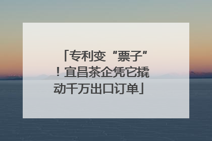 专利变“票子”！宜昌茶企凭它撬动千万出口订单