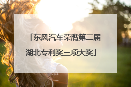 东风汽车荣膺第二届湖北专利奖三项大奖