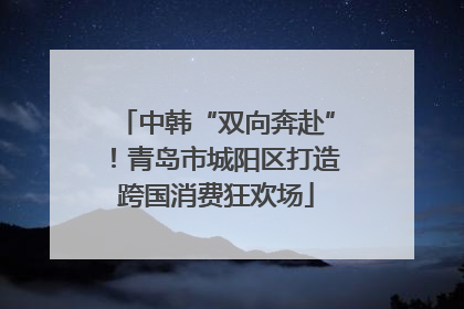 中韩“双向奔赴”！青岛市城阳区打造跨国消费狂欢场