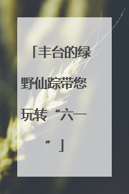 丰台的绿野仙踪带您玩转“六一”