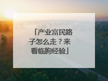 产业富民路子怎么走？来看临朐经验