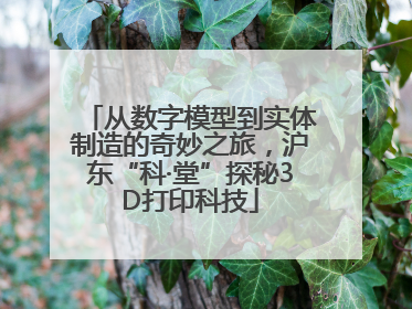 从数字模型到实体制造的奇妙之旅，沪东“科·堂”探秘3D打印科技