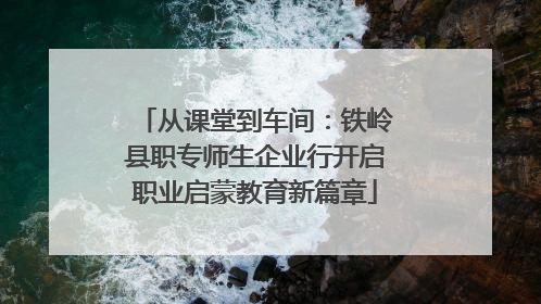 从课堂到车间：铁岭县职专师生企业行开启职业启蒙教育新篇章