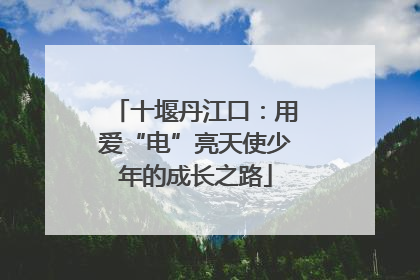 十堰丹江口：用爱“电”亮天使少年的成长之路