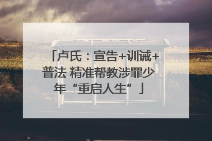 卢氏：宣告+训诫+普法 精准帮教涉罪少年“重启人生”