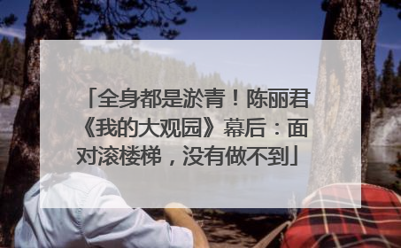 全身都是淤青！陈丽君《我的大观园》幕后：面对滚楼梯，没有做不到