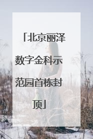 北京丽泽数字金科示范园首栋封顶