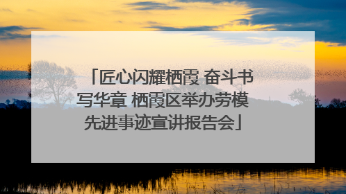 匠心闪耀栖霞 奋斗书写华章 栖霞区举办劳模先进事迹宣讲报告会