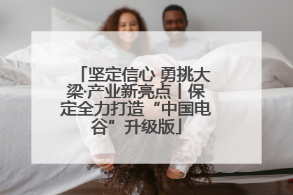 坚定信心 勇挑大梁·产业新亮点丨保定全力打造“中国电谷”升级版