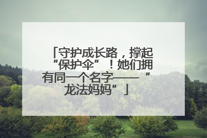 守护成长路，撑起“保护伞”！她们拥有同一个名字——“龙法妈妈”