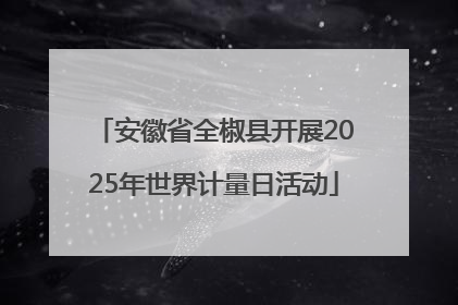 安徽省全椒县开展2025年世界计量日活动