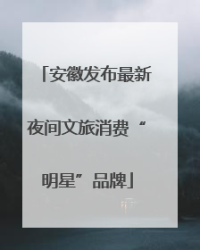 安徽发布最新夜间文旅消费“明星”品牌
