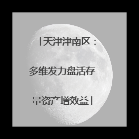天津津南区：多维发力盘活存量资产增效益