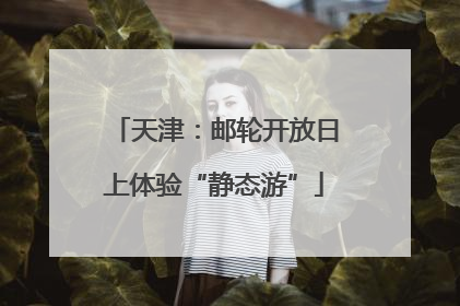 天津：邮轮开放日上体验“静态游”