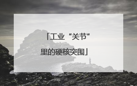 工业“关节”里的硬核突围