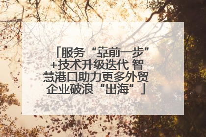 服务“靠前一步”+技术升级迭代 智慧港口助力更多外贸企业破浪“出海”