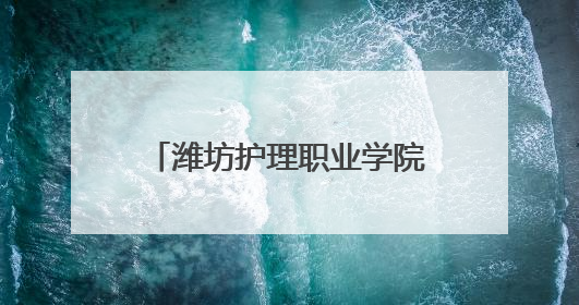 潍坊护理职业学院：汇聚职教力量 赋能高质量发展