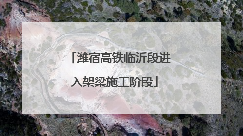 潍宿高铁临沂段进入架梁施工阶段