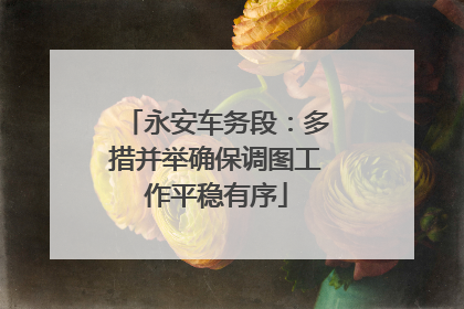 永安车务段：多措并举确保调图工作平稳有序