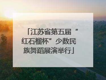 江苏省第五届“红石榴杯”少数民族舞蹈展演举行