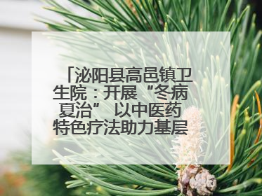 泌阳县高邑镇卫生院：开展“冬病夏治” 以中医药特色疗法助力基层群众健康