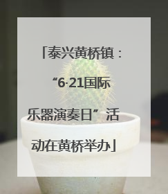 泰兴黄桥镇：“6·21国际乐器演奏日”活动在黄桥举办