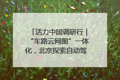 活力中国调研行｜“车路云网图”一体化，北京探索自动驾驶“加速度”