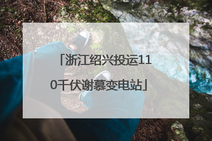 浙江绍兴投运110千伏谢慕变电站