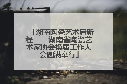 湖南陶瓷艺术启新程——湖南省陶瓷艺术家协会换届工作大会圆满举行