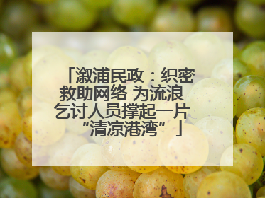 溆浦民政：织密救助网络 为流浪乞讨人员撑起一片“清凉港湾”
