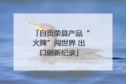 自贡荣县产品“火辣”闯世界 出口刷新纪录