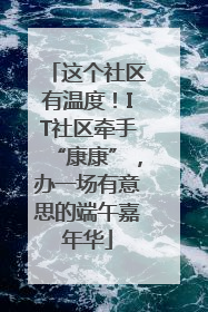 这个社区有温度！IT社区牵手“康康”，办一场有意思的端午嘉年华