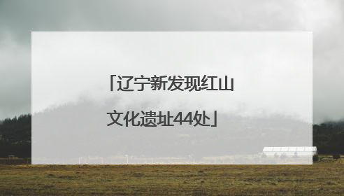 辽宁新发现红山文化遗址44处