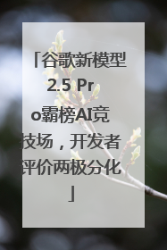 谷歌新模型2.5 Pro霸榜AI竞技场，开发者评价两极分化