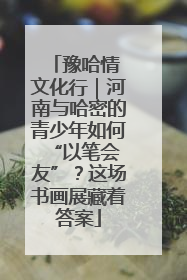 豫哈情 文化行｜河南与哈密的青少年如何 “以笔会友”？这场书画展藏着答案