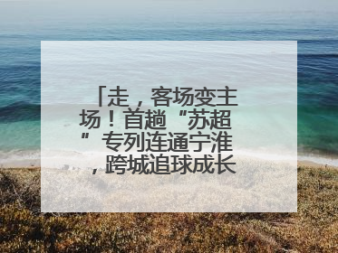 走，客场变主场！首趟“苏超”专列连通宁淮，跨城追球成长三角人新日常
