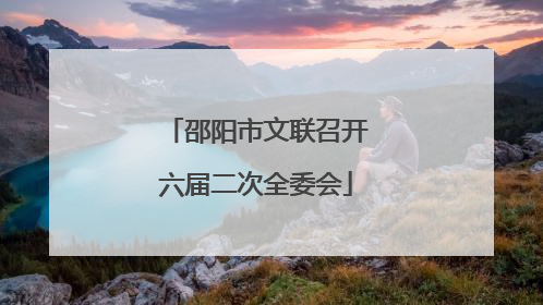 邵阳市文联召开六届二次全委会