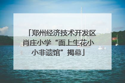 郑州经济技术开发区肖庄小学“面上生花小小非遗馆”揭幕