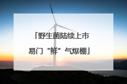 野生菌陆续上市 易门“鲜”气爆棚