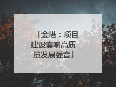 金塔：项目建设奏响高质量发展强音