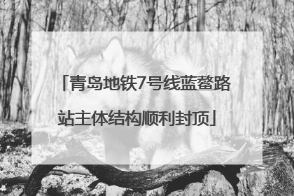 青岛地铁7号线蓝鳌路站主体结构顺利封顶