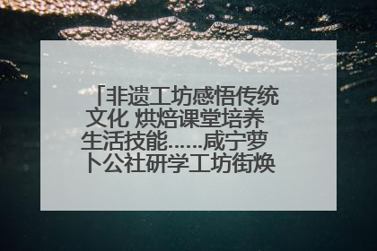 非遗工坊感悟传统文化 烘焙课堂培养生活技能……咸宁萝卜公社研学工坊街焕新迎“双节”