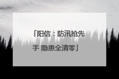 阳信：防汛抢先手 隐患全清零