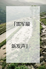 雷军最新发声